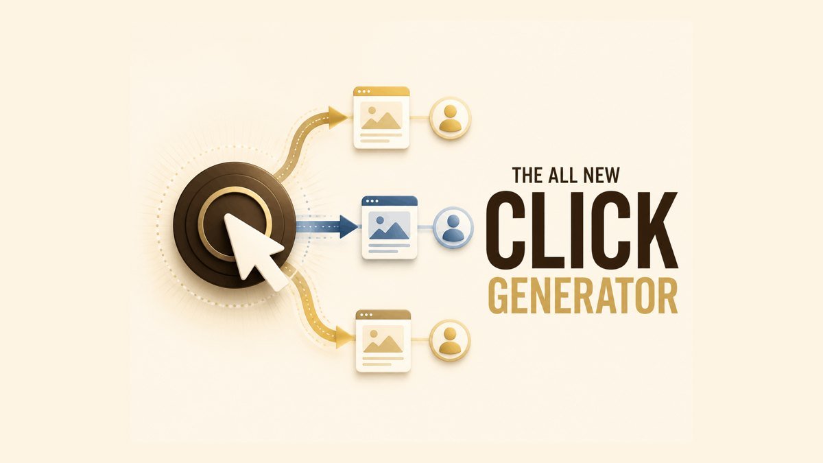 The All New Click Generator product artwork